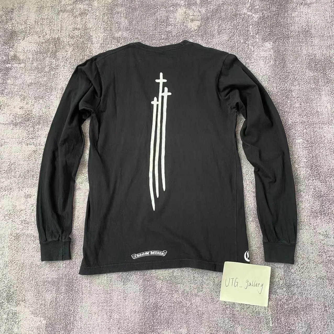 Chrome Hearts — Hearts Three Sword Cross Long Sleeve — streetwear — resale