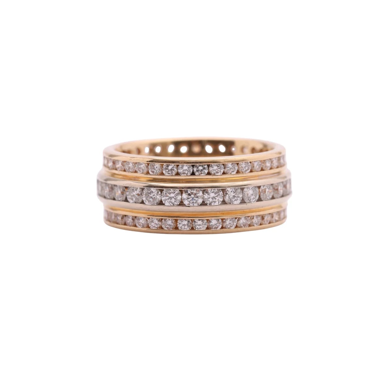Three Row Eternity Band 2