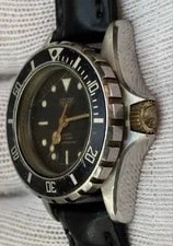 Working TAG Heuer 980.018 Old Logo Heuer Diver Black 3