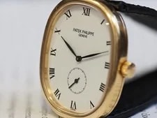 Patek Philippe Golden Ellipse 3978J 29x33.6mm White Roman Dial 18k Yellow Gold 2