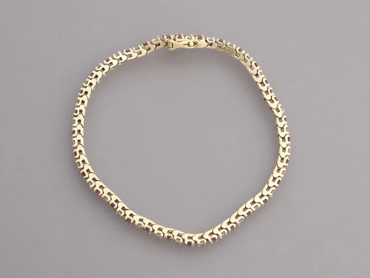 14K Yellow Gold and Tennis 3