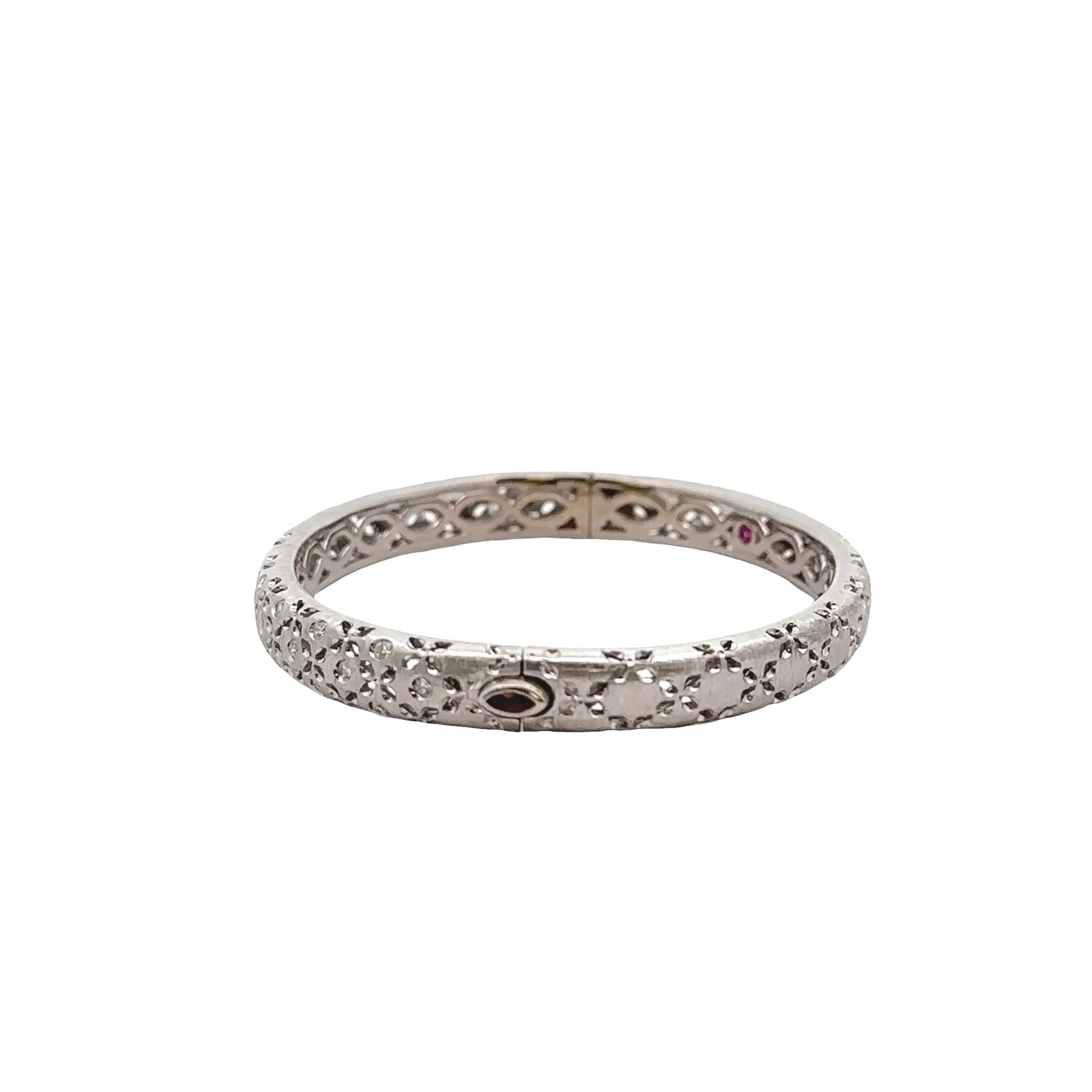 Roberto Coin Pave Hinged Bangle 2