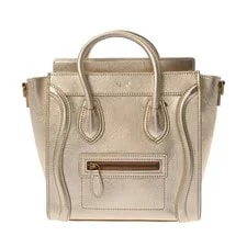 Celine — Celine Luggage 189243HSC Calf Metallic — Handbag — resale