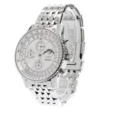Breitling Navitimer Olympus A19340 Moon Phase Silver Dial Automatic 's_952096 3