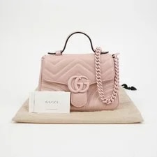 Gucci — Gucci GG Marmont Mini Top Handle 702563 149927180 [P] — Handbag — resale