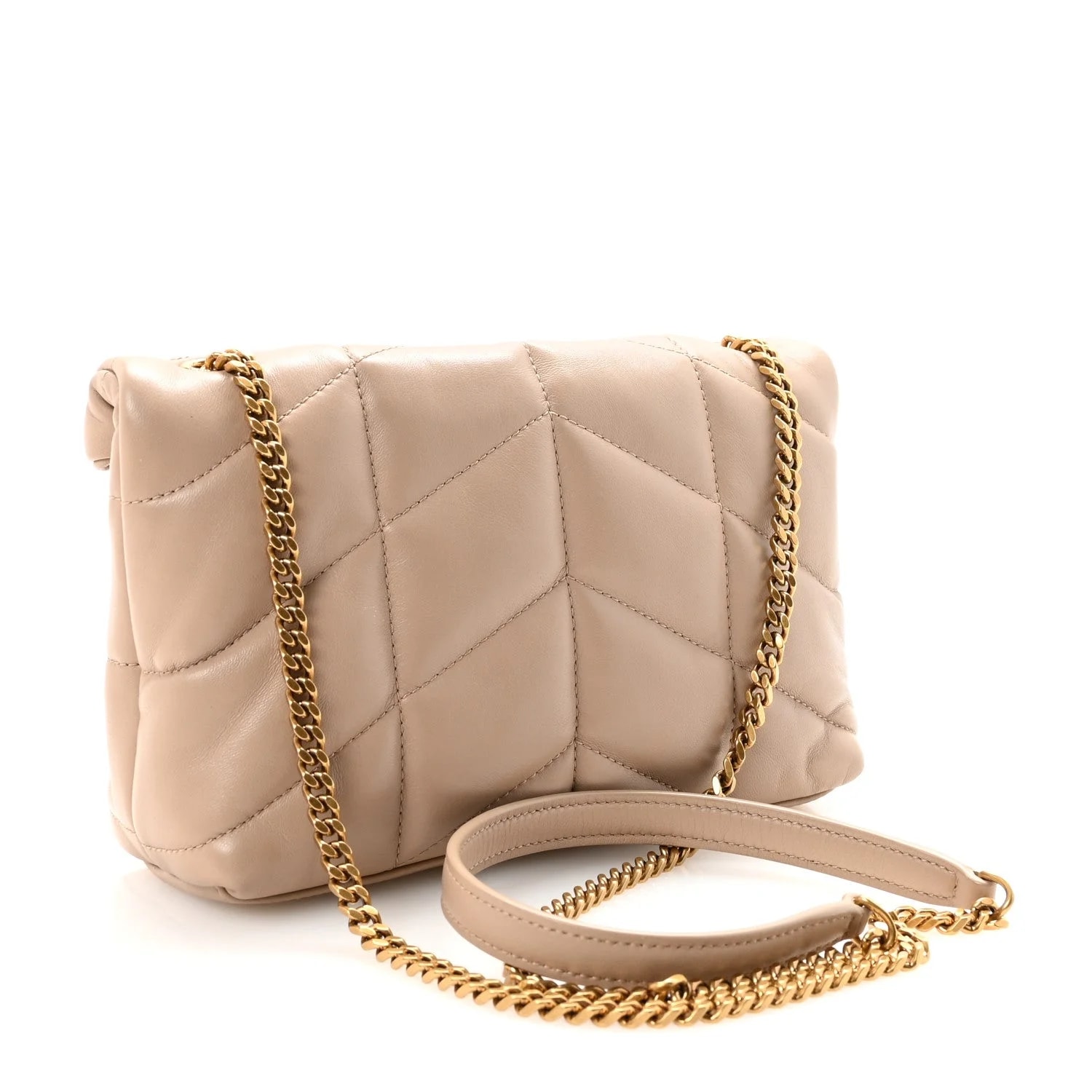 Toy Loulou Puffer Chain Satchel Dark 3