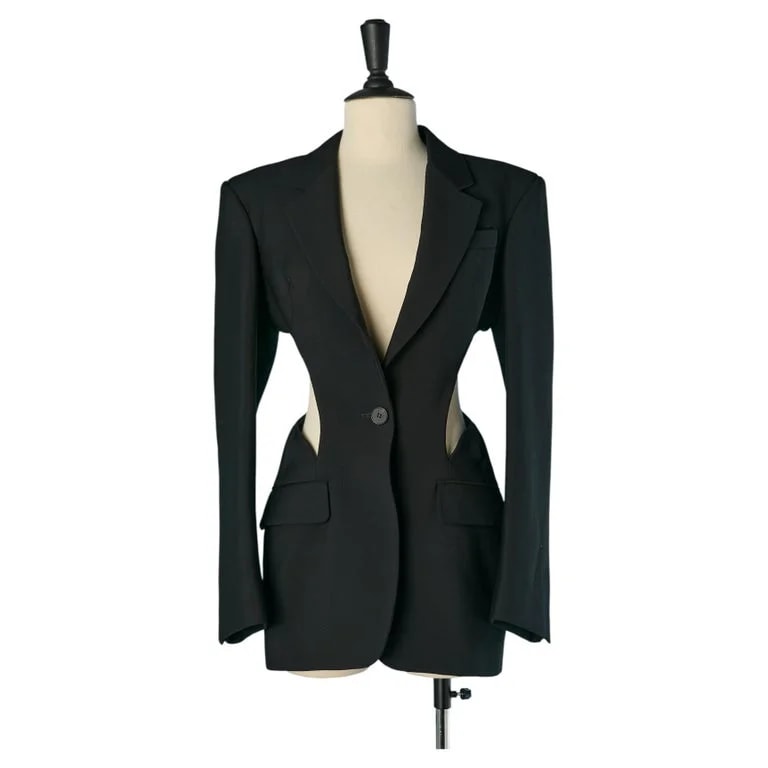 Alexander McQueen — Single Breasted Jacket With Cut-work Alexander McQUEEN — Clothing — resale