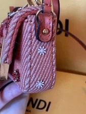 Fendi Micro Baguette Floral Embroidery Bijou 4