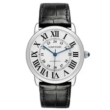 Cartier Ronde Solo XL Steel Silver Roman Dial W6701010 Papers 2