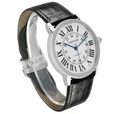 Cartier Ronde Solo XL Steel Silver Roman Dial W6701010 Papers 3