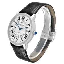 Cartier Ronde Solo XL Steel Silver Roman Dial W6701010 Papers 4