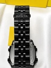 Invicta Aviator Zulu Time 49606 ’s 50mm Black Gold 4 Time Zone NEW 2
