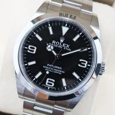 Rolex Explorer 1 214270 39mm Stainless Steel Black #UW195 2