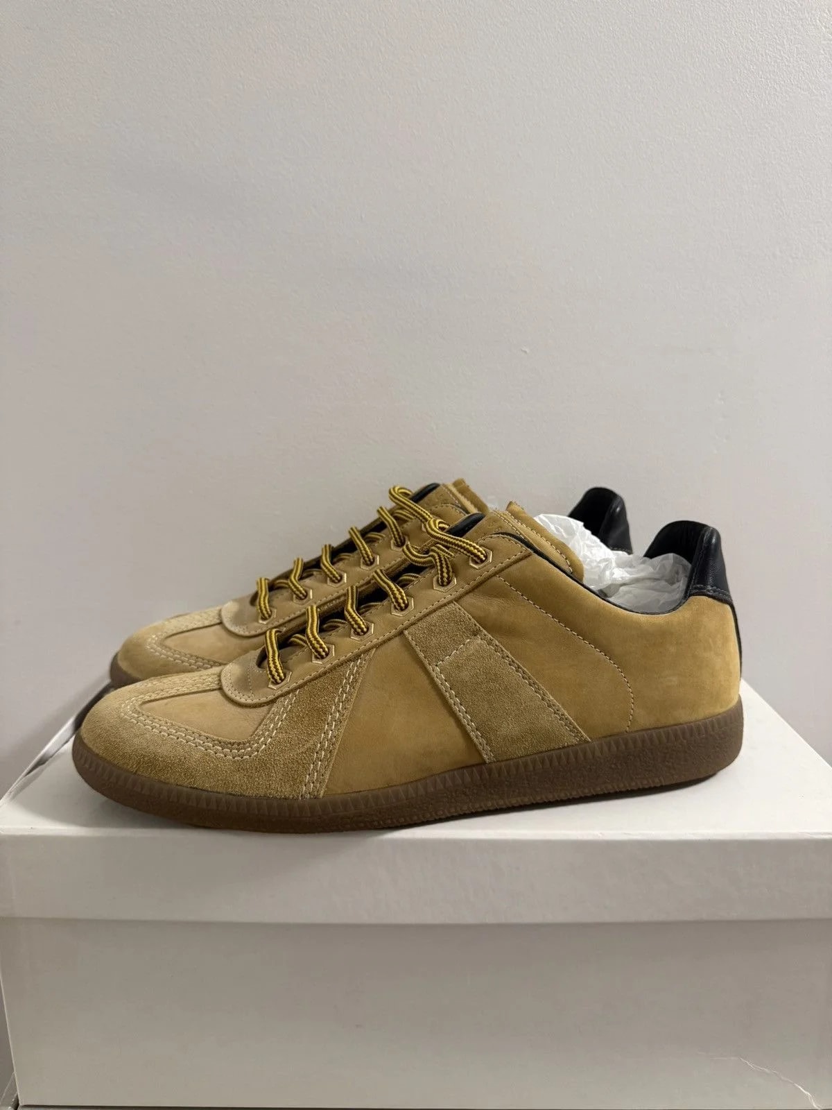 Maison Margiela — Maison Margiela Replica Union Gats Timberland Wheat — Sneaker — resale