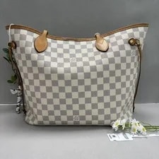 Louis Vuitton Neverfull Vachetta Very Good Condition Auth 2