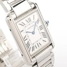 Cartier Tank MustLM WSTA0052 Watches / Silver Quartz 4