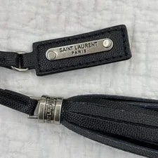 Saint Laurent Chevron Tassel Logo Small Crossbody Dust 4