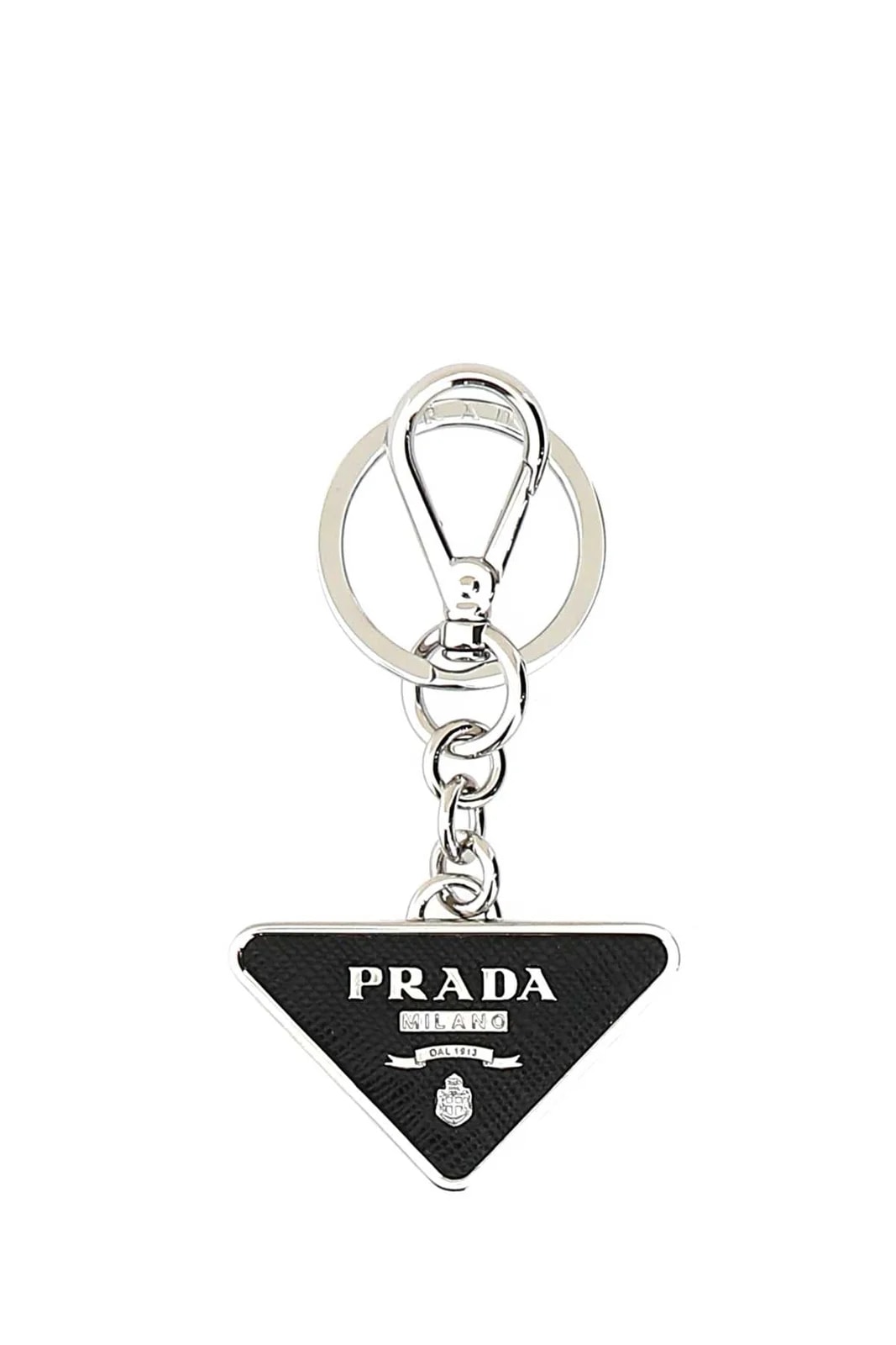 Prada — Prada Milano Key Case — Acciaio-vitello Keychains — Accessory — resale
