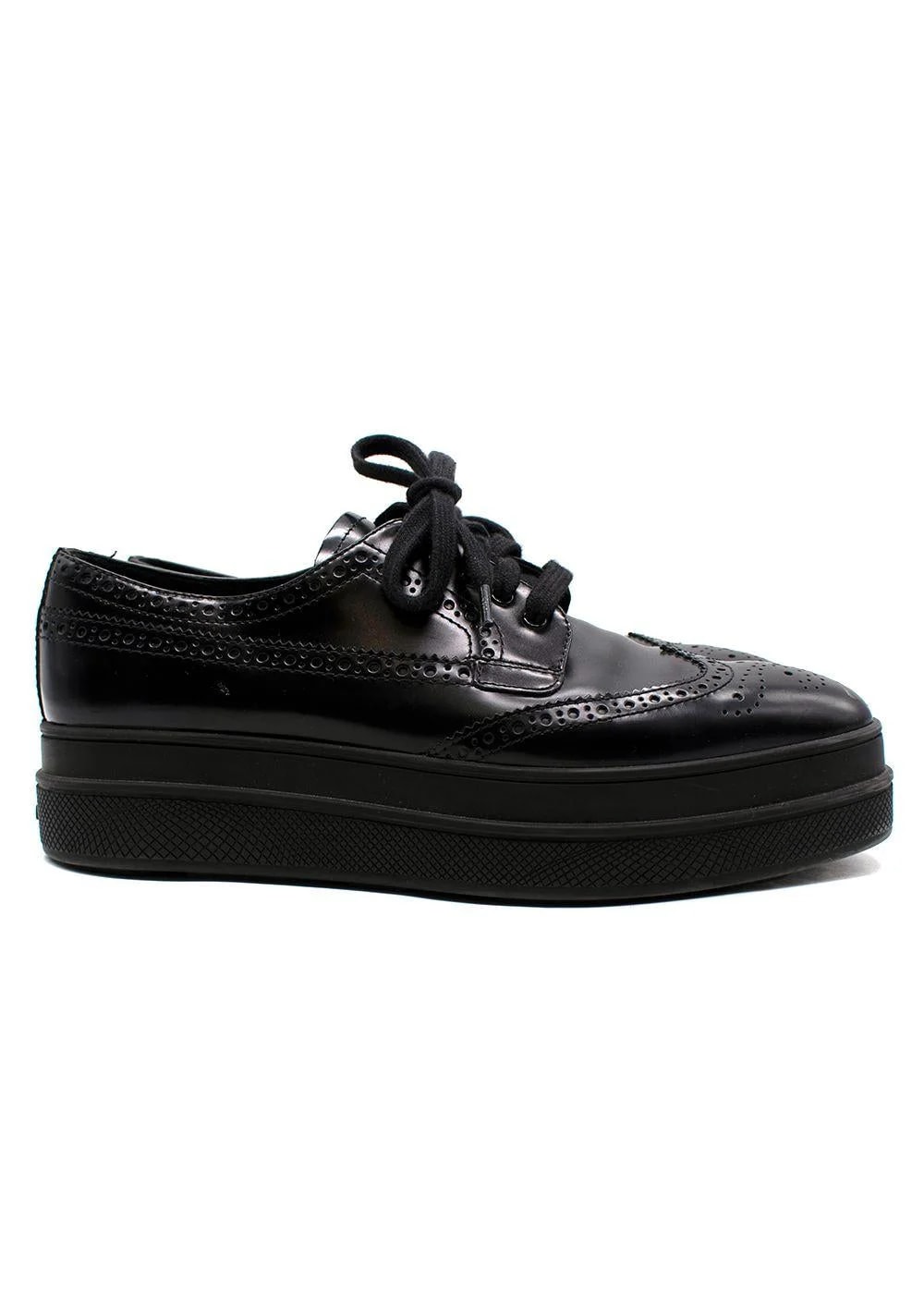 Prada Brushed Derby Brogues 2