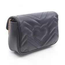 Gucci GG Marmont Super Mini Chain Crossbody 476433DTDCT1000 NEW 2