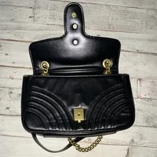 Gucci GG Marmont Chevron W/ Chain Strap 2
