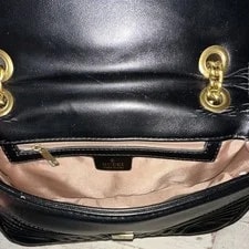 Gucci GG Marmont Chevron W/ Chain Strap 3