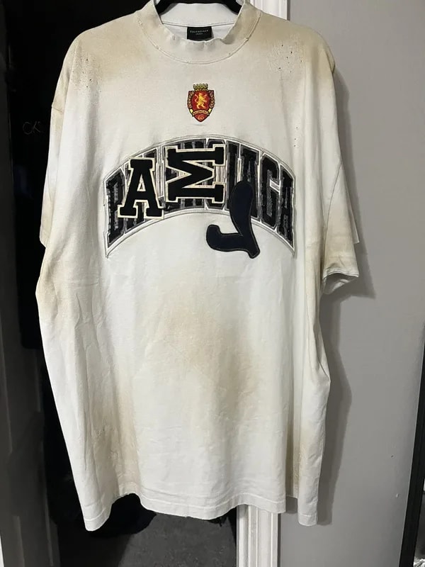 Balenciaga — Balenciaga Skater Dirty T-Shirt — streetwear — resale
