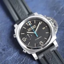 Panerai Luminor Black With Rubber Strap - PAM00524 4