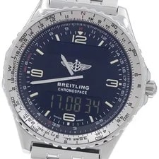 Breitling — Breitling Chrono Space A56012.1 Black Dial Quartz Watch_956030 — Watch — resale