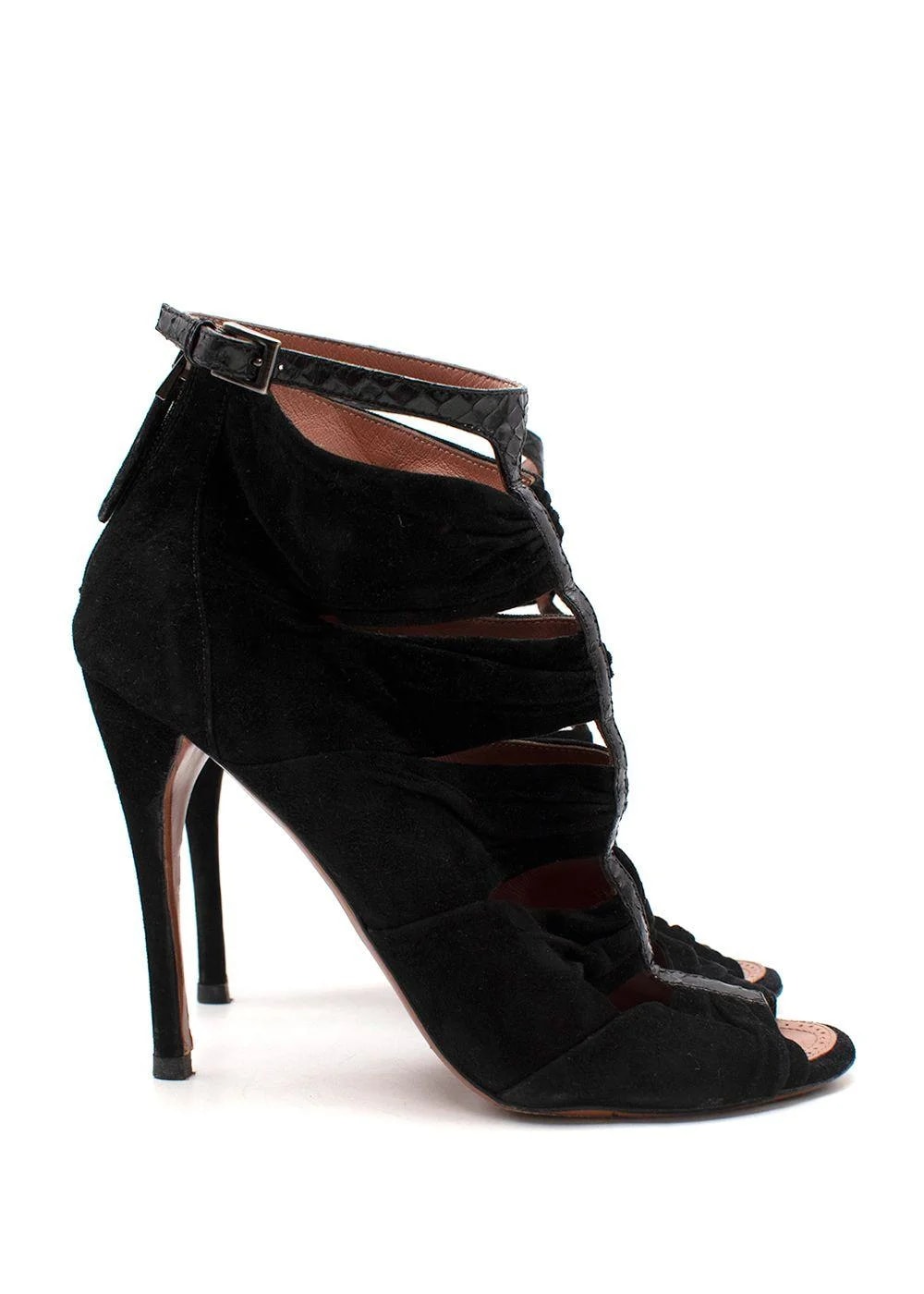 Ruched Heeled Booties 3
