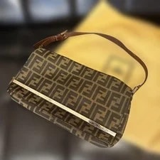 Fendi — Fendi Pattern Flap Handle From Japan — Handbag — resale