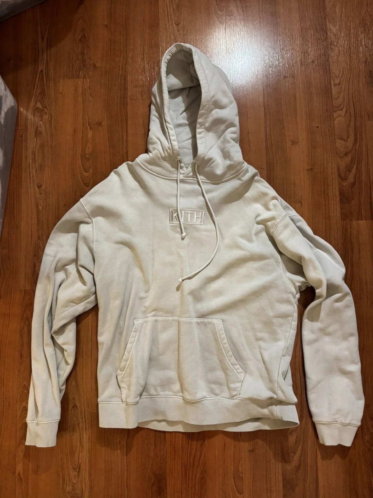 KITH — Kith Box Logo Hoodie Pullover Size XL 100% — streetwear — resale
