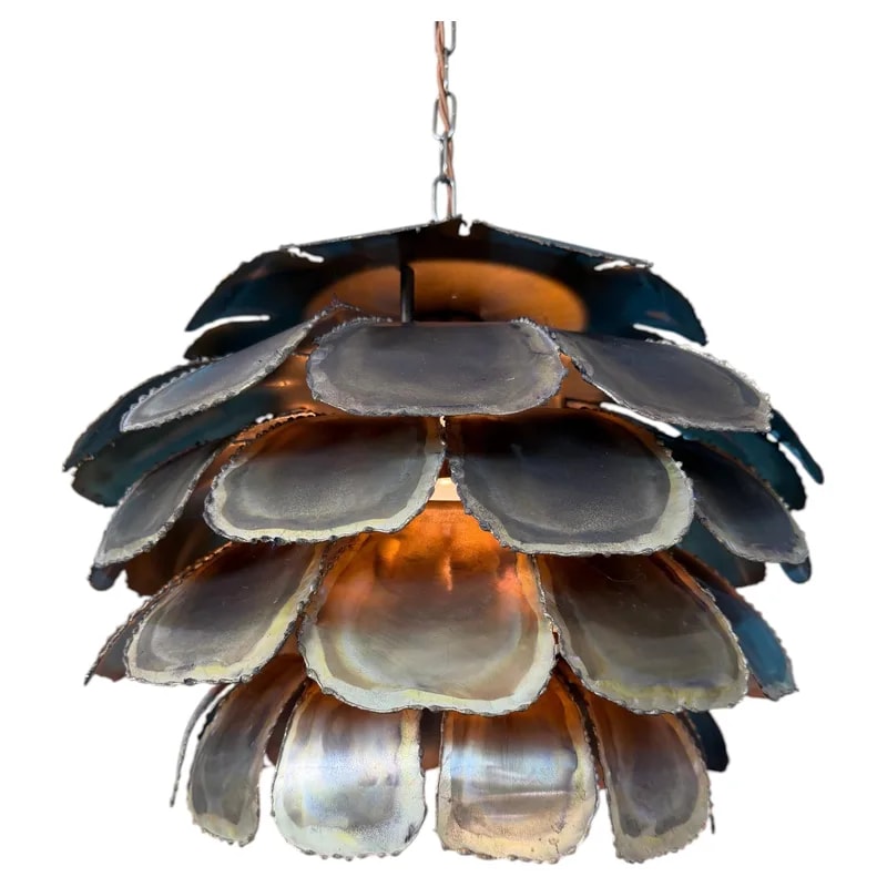 Mid-Century Modern Brutalist Artichoke Pendant by Sven Age Holm Sørensen — Furniture — resale