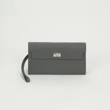 Hermès — Hermes Kelly Pocket Long Wallet Madame Grismeyer G — Handbag — resale