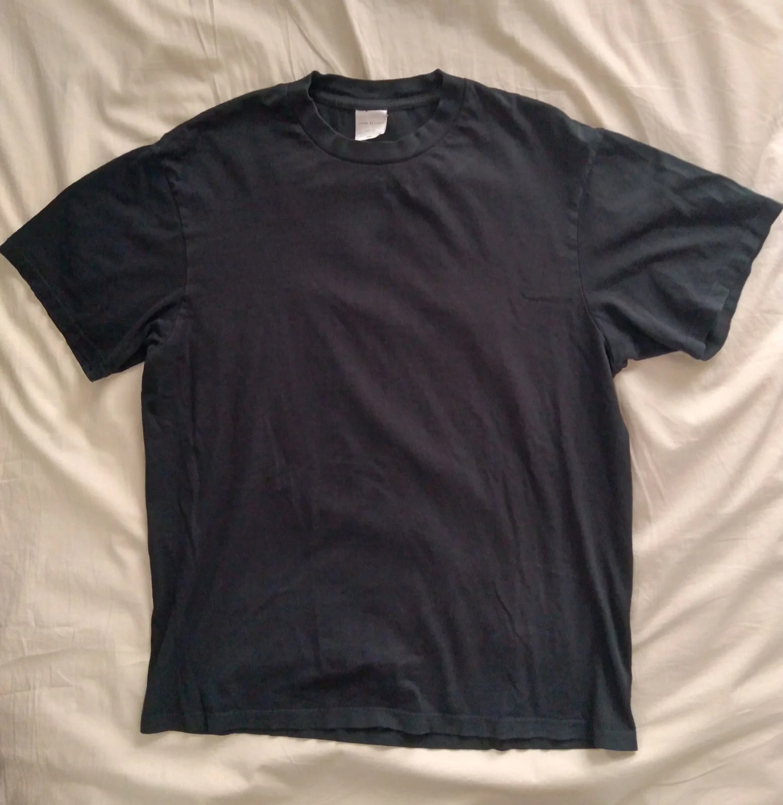 Black Cotton Tshirt Made in USA — streetwear — resale