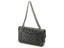 Chanel Matelassé W Flap 25 Chain / SV Caviarskin #DB789 2