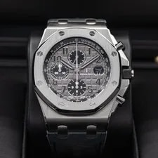 Audemars Piguet Royal Oak Offshore in Steel, 42mm AP Elephant Gray Dial! 2