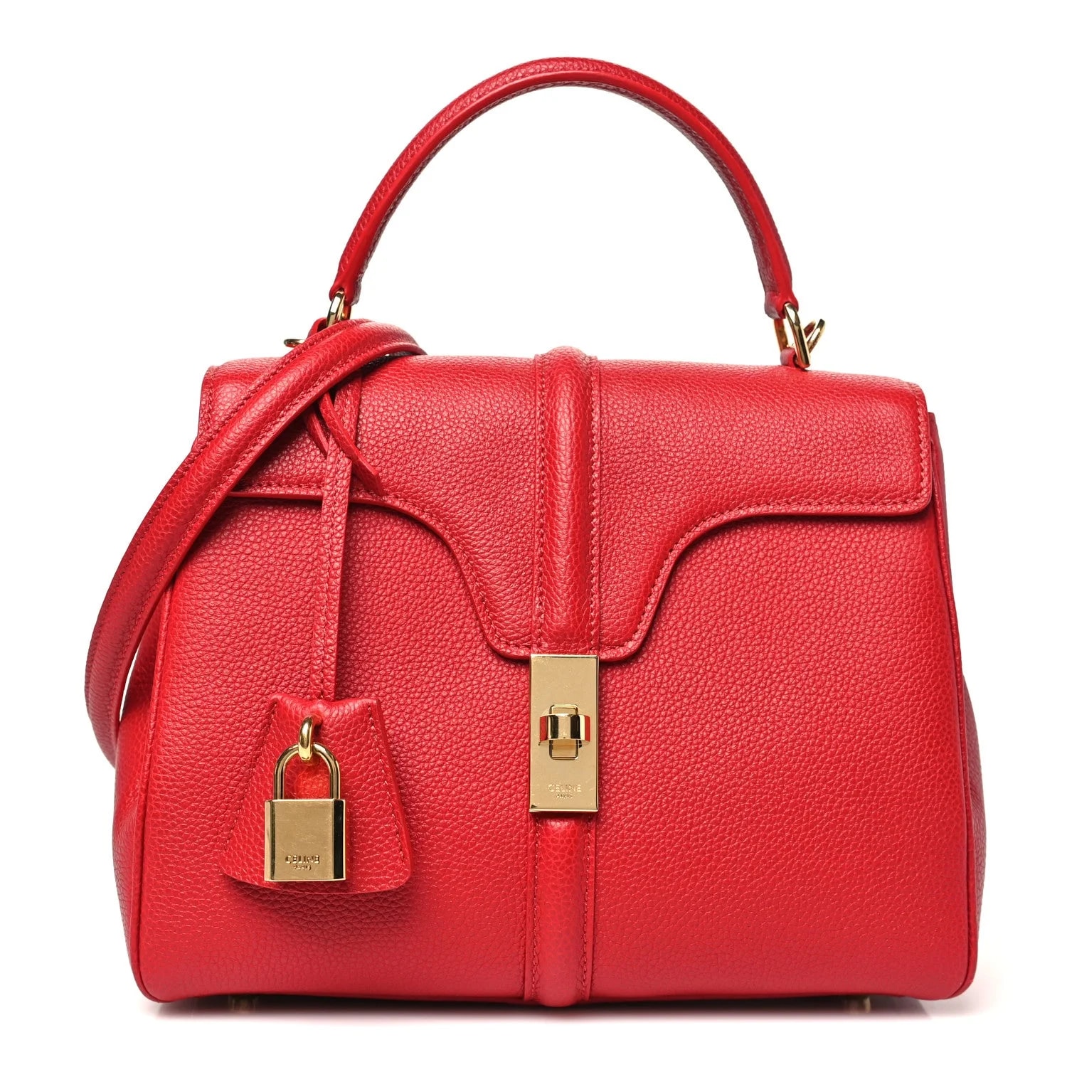 Celine — Grained Small 16 Top Handle — Handbag — resale