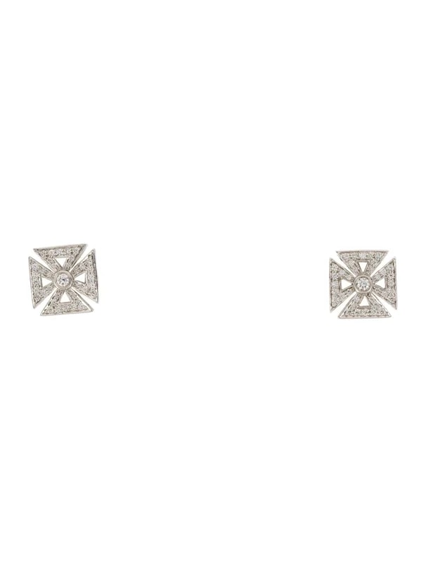 Tiffany & Co. — Maltese Cross Stud — Jewelry — resale