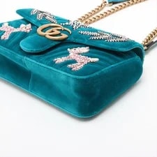 Gucci GG Marmont X Rhinestone Chain 443497 3