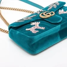 Gucci GG Marmont X Rhinestone Chain 443497 4