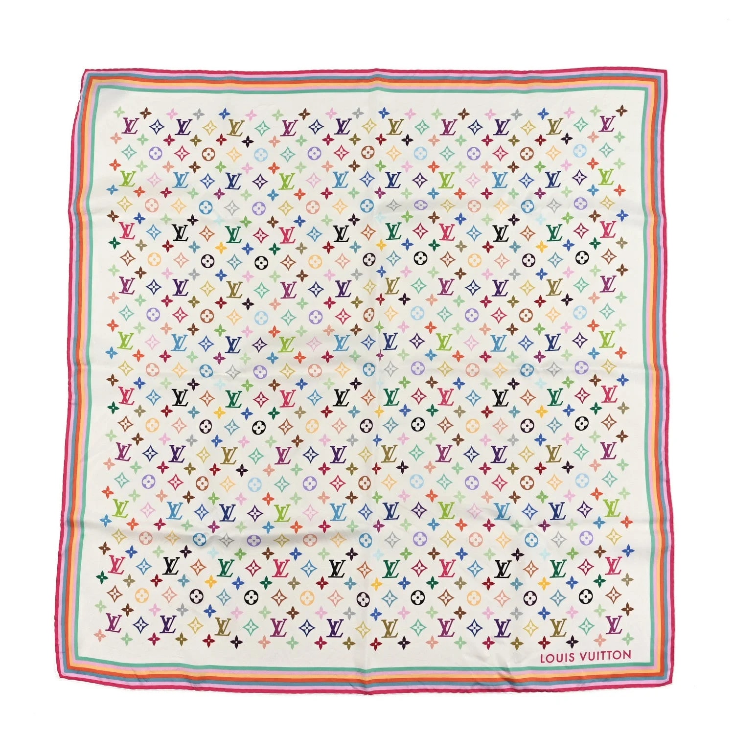 Louis Vuitton — X TM Square Scarf 90 — Accessory — resale