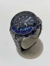 Casio Solar Oceanus Analog Stainless BLU BLK SS From Japan 2