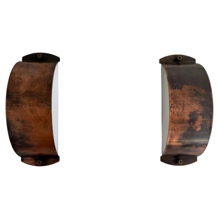 and Industrial Pair of Outdoor Sconces By Bega Boom, 1980s, Germany — lighting — resale