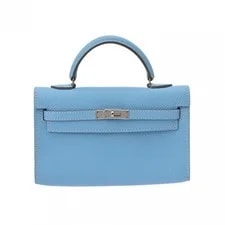Hermès — Hermes Tiny Kelly 2WAY Celest — Handbag — resale