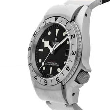 Tudor Black Bay P01 Steel Auto 42mm Black Dial Strap 70150 2