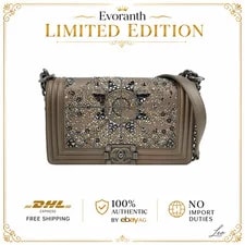 Chanel — Chanel le Boy Flap Star Studded Embellished Metallic Limited Edition — Handbag — resale