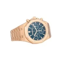 Audemars Piguet Royal Oak Chronograph Rose Gold Blue 41mm 26240OR.OO.1320OR.05 4