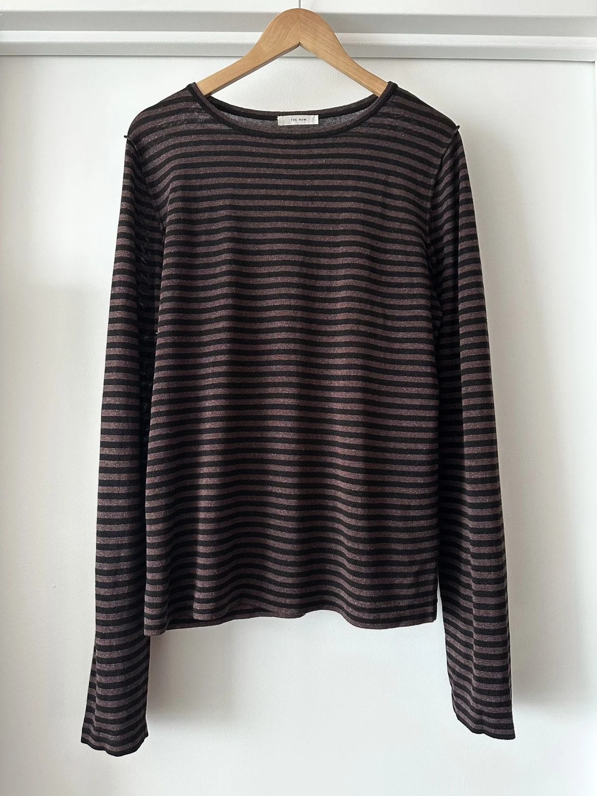 The Row — The Row Lillard Striped Long Sleeve T-Shirt — streetwear — resale