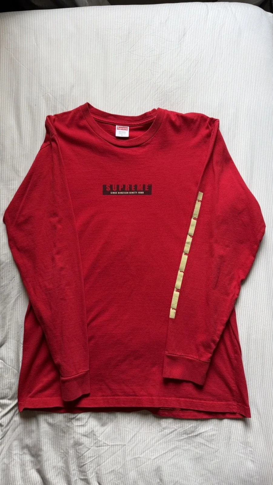 Supreme — Supreme 1994 Long Sleeve — streetwear — resale